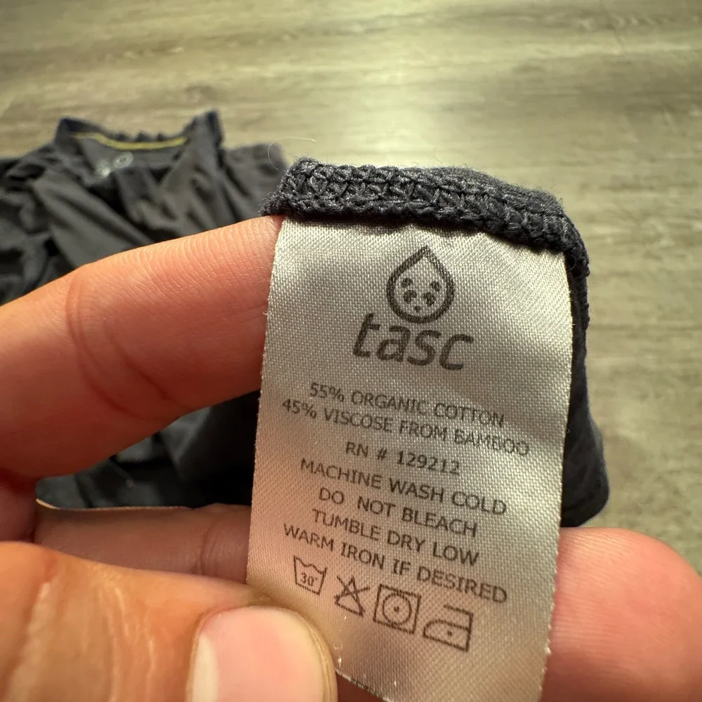 Tasc Performance Shirt Mens XL Gray Bamboo Cotton Training Gym Outdoor Gorpcore
